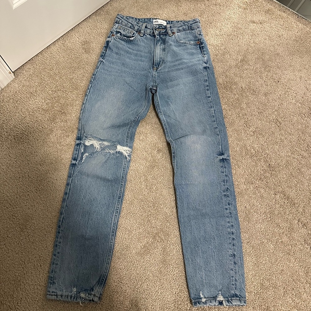 Zara Blue Denim Jeans